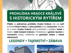 Rytíř provází Hradcem Králové