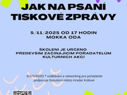 Kulturedo - Jak na psaní tiskové zprávy