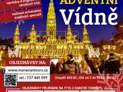 Vlakem s průvodcem ze Znojma do noční adventní Vídně