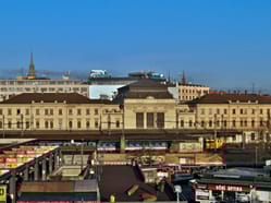 Nádražní budova od Vaňkovky