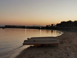 Podvečer na pláži.