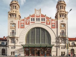 Secesní budova Hlavního nádraží