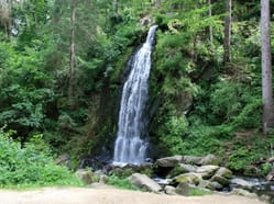 Umělý vodopád v Terčině údolí