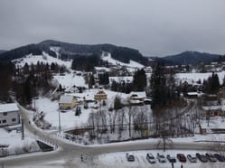 Výhled z vyhlídky na Horní Bečvě