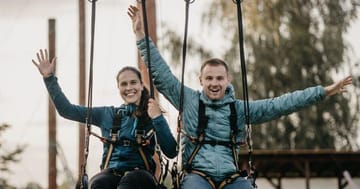 Velká adrenalinová houpačka – Vyzkoušejte náš vzrušující skok z 16 metrů