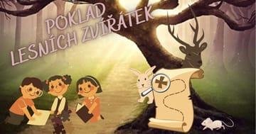 Venkovní hra pro děti – Pomozte zachránit lesní tvářičky a najít poklad