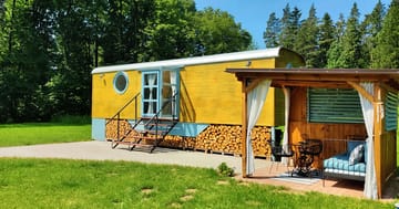 Maringotka na jihu Čech vč. stravy a wellness