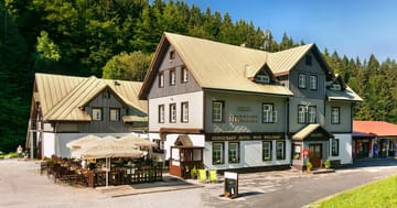 Dovolená v centru Špindlu vč. stravy i sauny