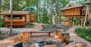 Treehouse na Dolní Moravě s privátním wellness