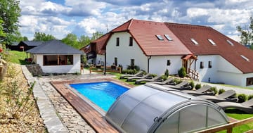 Apartmán či bungalov u Lipna se vstupem do wellness