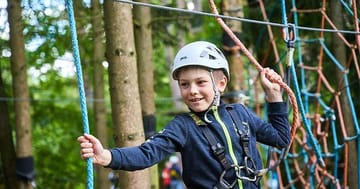 Dětský lanový park v areálu Slověnický mlýn – Dobrodružství pro malé hrdiny