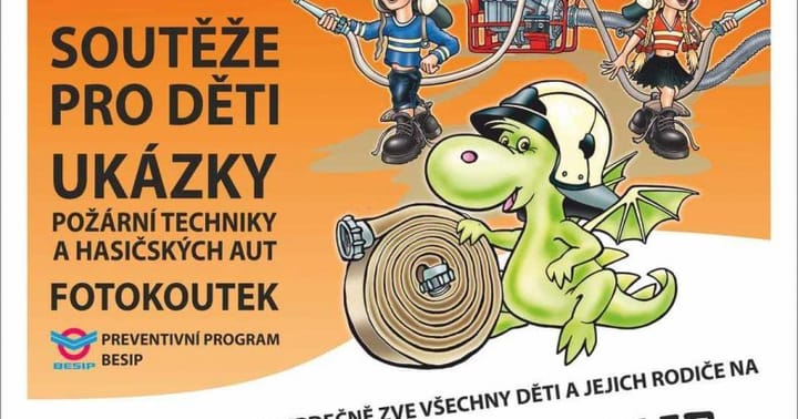 Zábavné odpoledne s hasiči