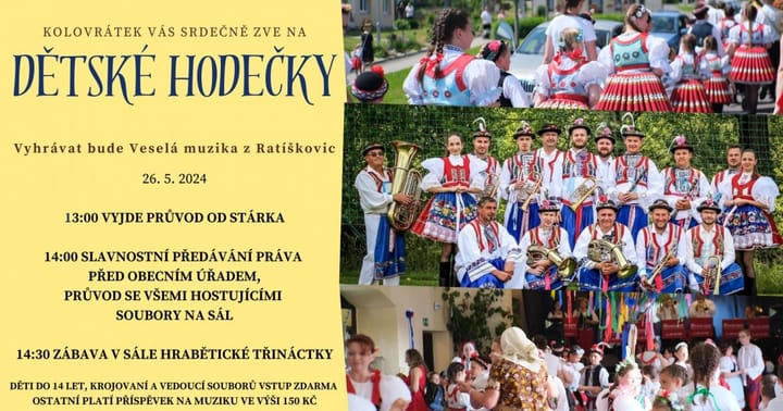 Dětské hodečky v Hraběticích   !!! POZOR - AKCE ZRUŠENÁ!!!