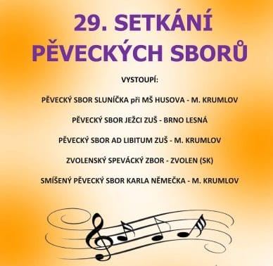 Setkání sborů v Moravském Krumlově