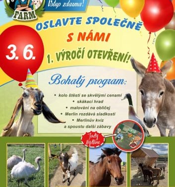1. narozeniny Merlinovy farmy