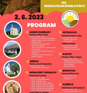 Noc kostelů a Muzejní noc na Moravskokrumlovsku