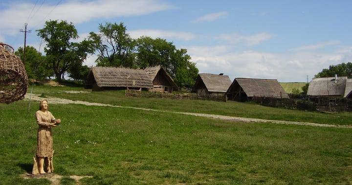 Archeoskanzen Modrá