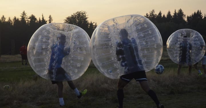 BubbleFootball - velmi kontaktní forma hry bez rizika úrazu