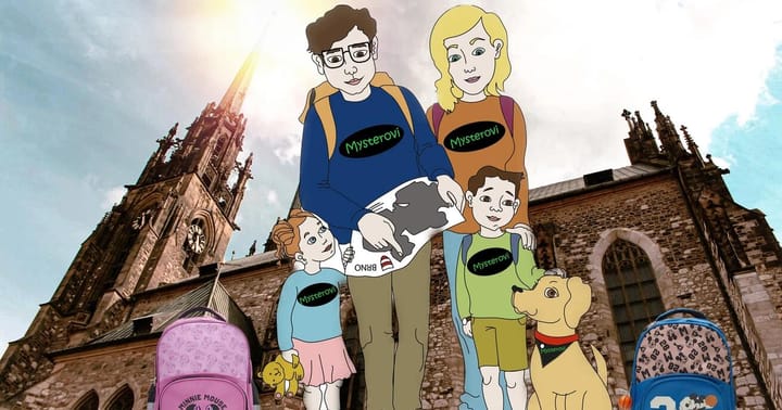 Venkovní úniková hra pro děti - Mysterovi v Brně