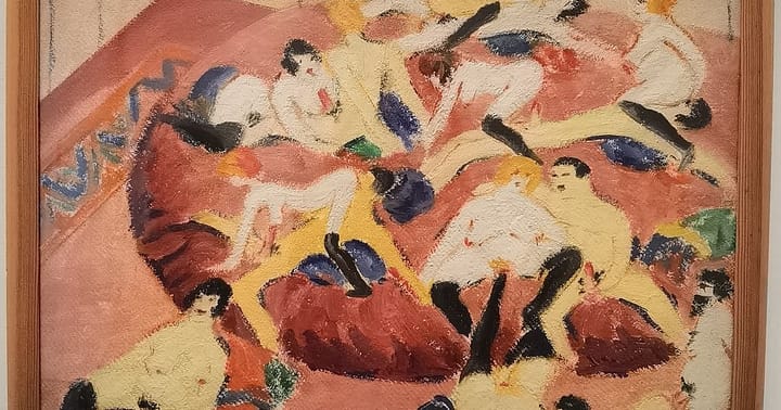 Obraz malířky Toyen: Cousin, 1922