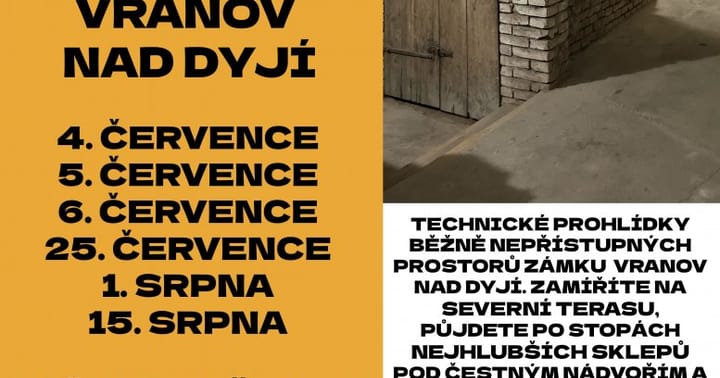 Od sklepa na půdu Vranovského zámku