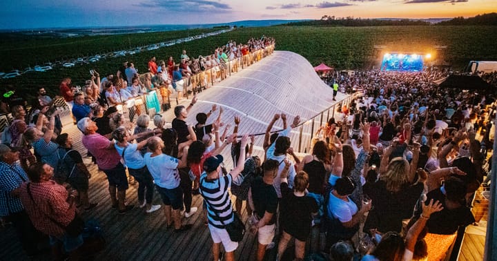 Hudba na vinicích ve Vinařství LAHOFER