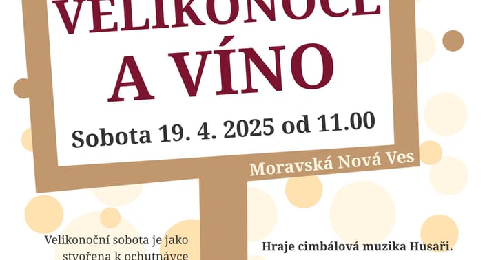 Velikonoce a víno