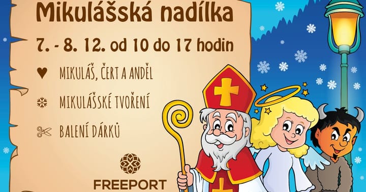 Mikuláš ve Freeportu + LEGO event