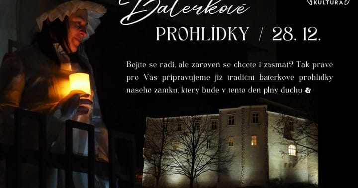 Baterkové prohlídky Miroslavského zámku
