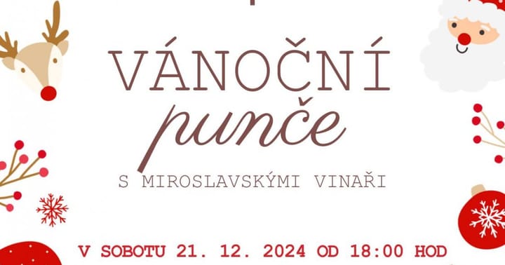 Vánoční punče s Miroslavskými vinaři