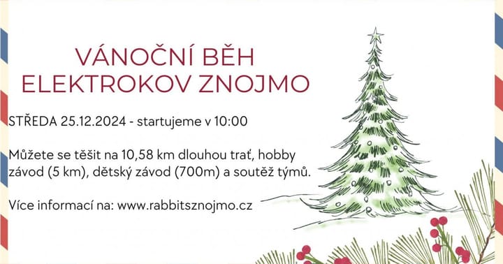 Vánoční běh Elektrokov Znojmo