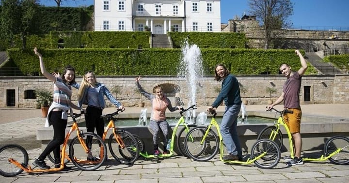 Prohlídka města na koloběžce s degustací piva Nomád