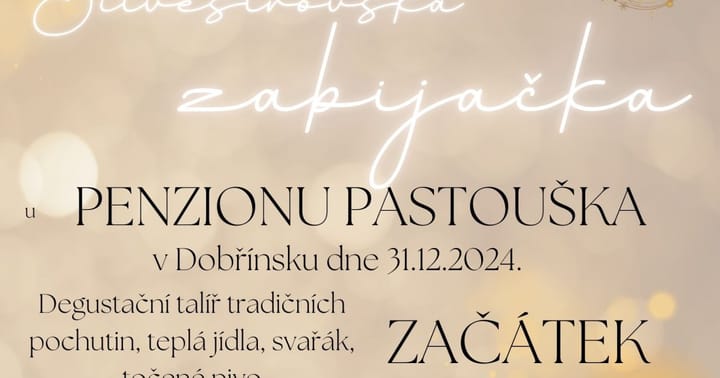 Silvestrovská zabijačka v Dobřínsku