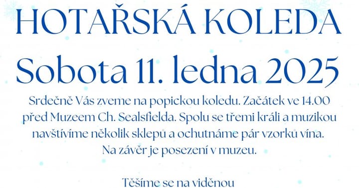 Hotařská koleda v Popicích