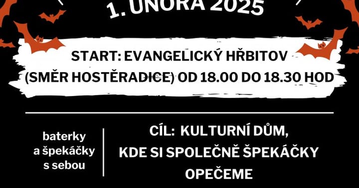 Noční šipkovaná v Miroslavi