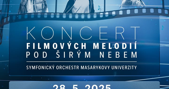 Koncert filmových melodií pod širým nebem | Brno