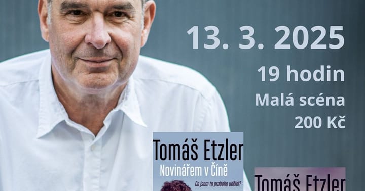 Tomáš Etzler – beseda s novinářem