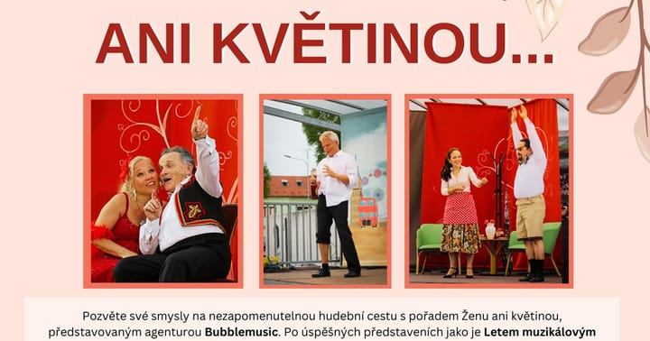 Ženu ani květinou