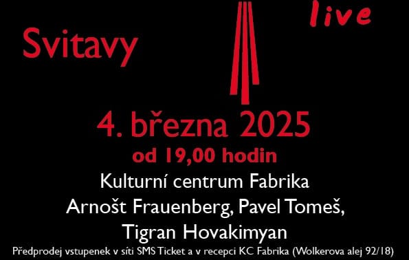 Na stojáka live: T. Hovakimyan – P. Tomeš – A. Frauenberg