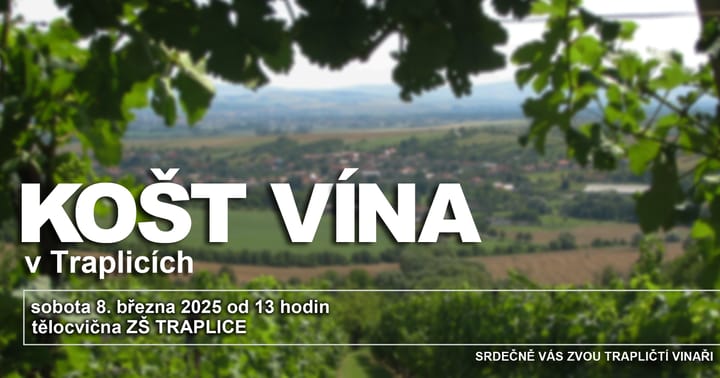 Košt vína - Traplice