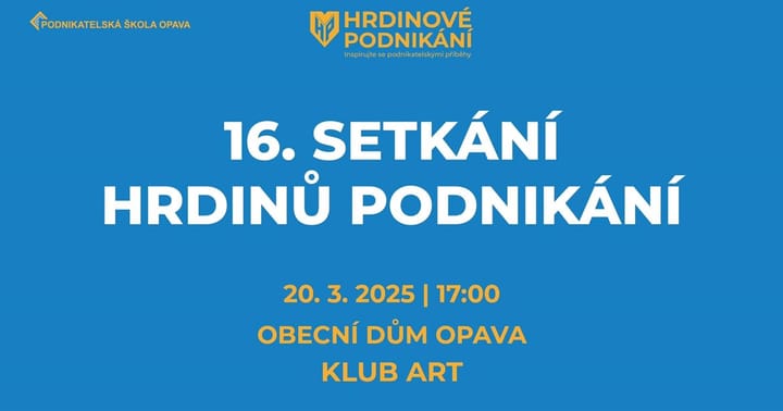 16. setkání Hrdinů podnikání