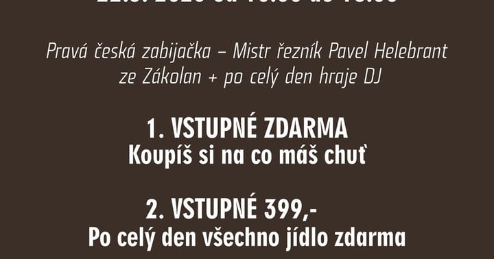 Pravá česká zabijačka
