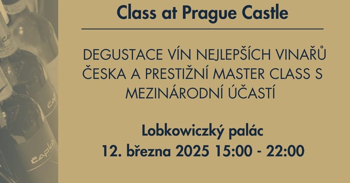 Grand Wine Tasting & Master Class at Prague castle