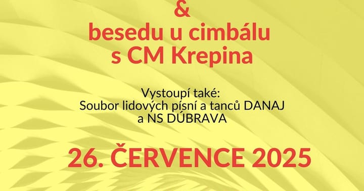 Moravians & beseda u cimbálu s CM Krepina