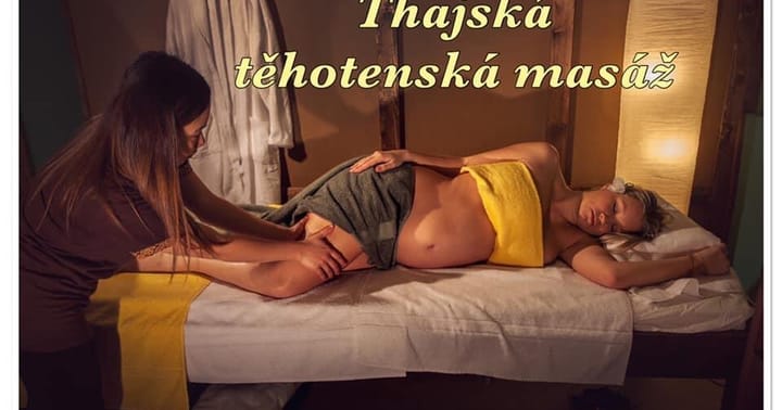 Těhotenská masáž v salónu Thajma Praha - jemná péče pro nastávající maminky
