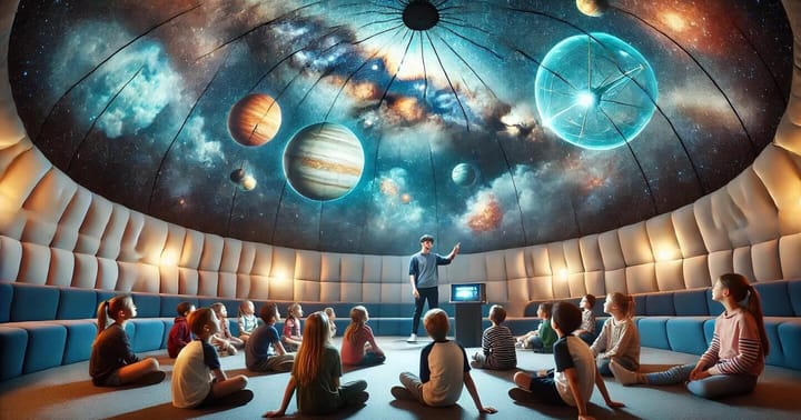 Mobilní planetárium u Vás - nezapomenutelné narozeniny