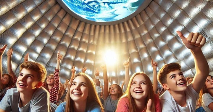 Mobilní planetárium u Vás - nezapomenutelná akce!