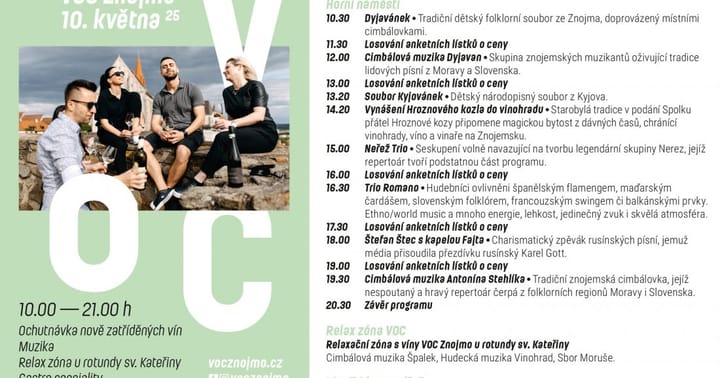 Festival vína VOC Znojmo