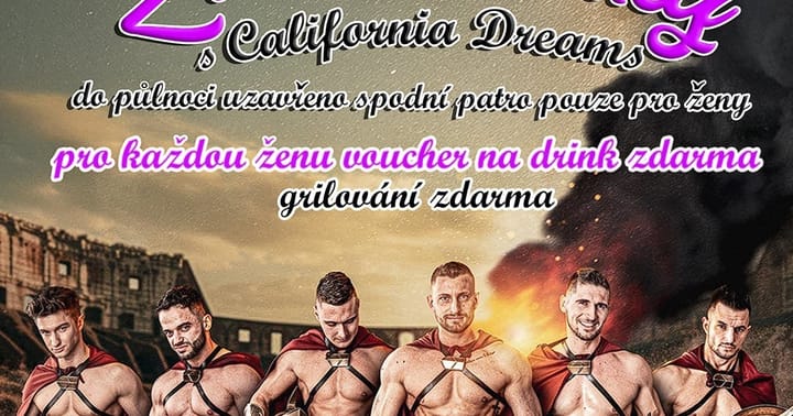 Pánská strip show - California Dreams