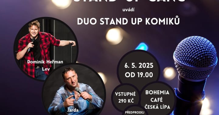 Stand up gang Dominik Heřman Lev a Jarda Krušina